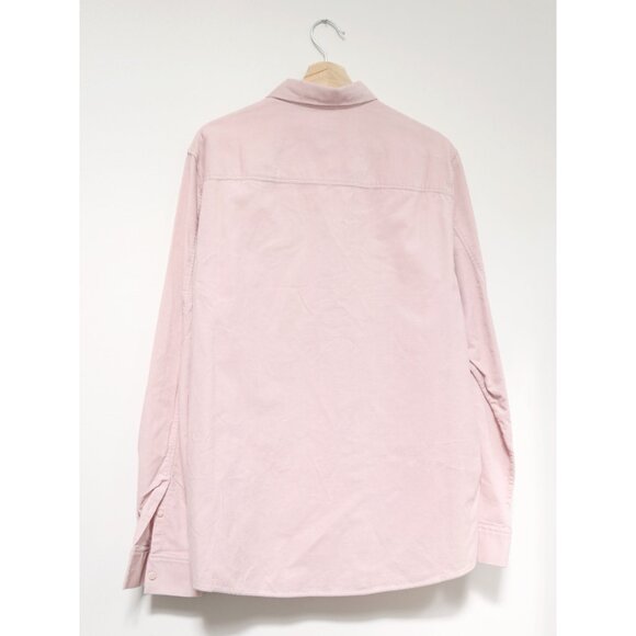 COS Men's Regular-Fit Blush Pink Cotton Corduroy Shirt - Picture 6 of 9